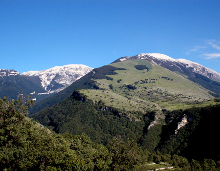 The peak of the Majella